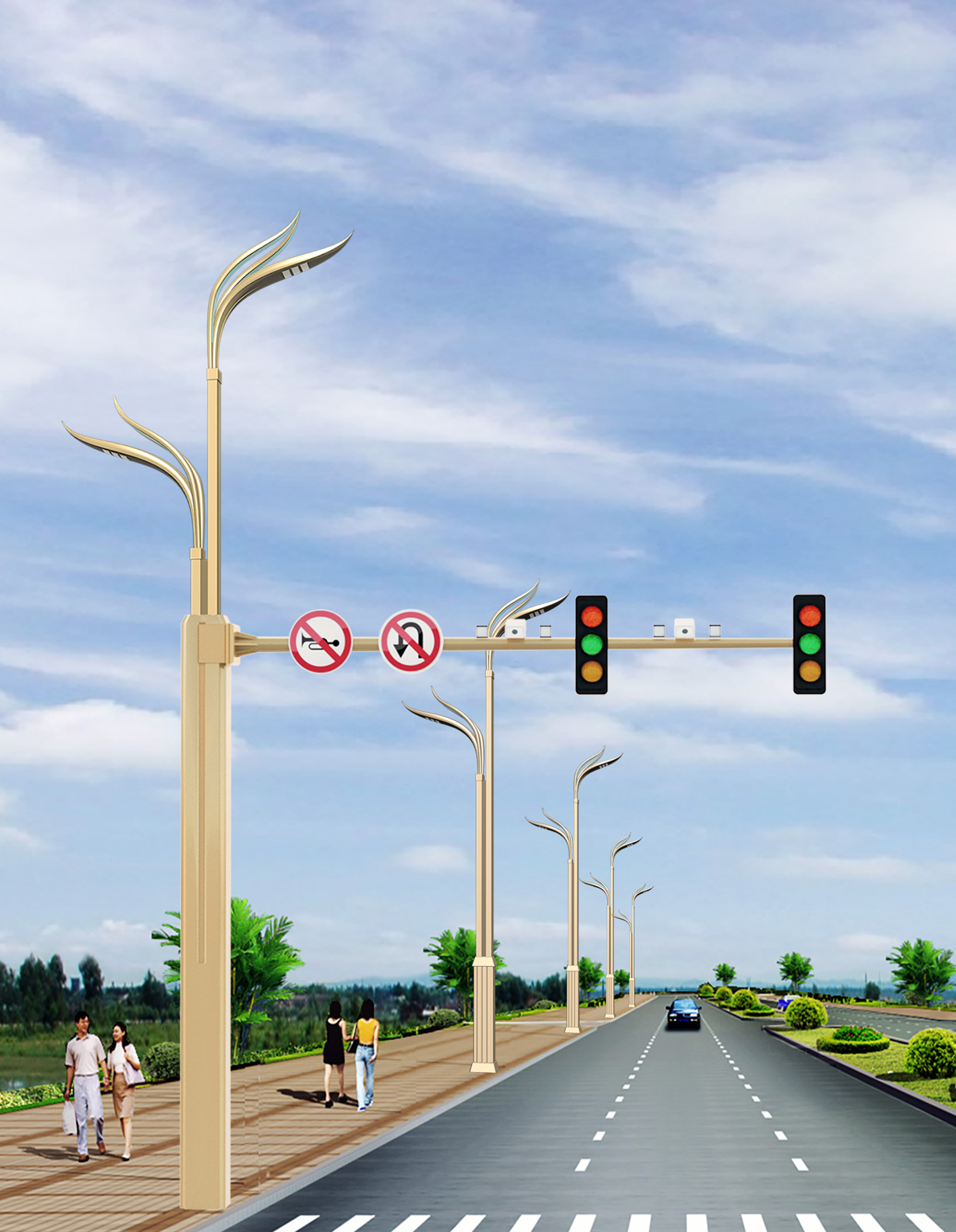 智慧路灯效果展示