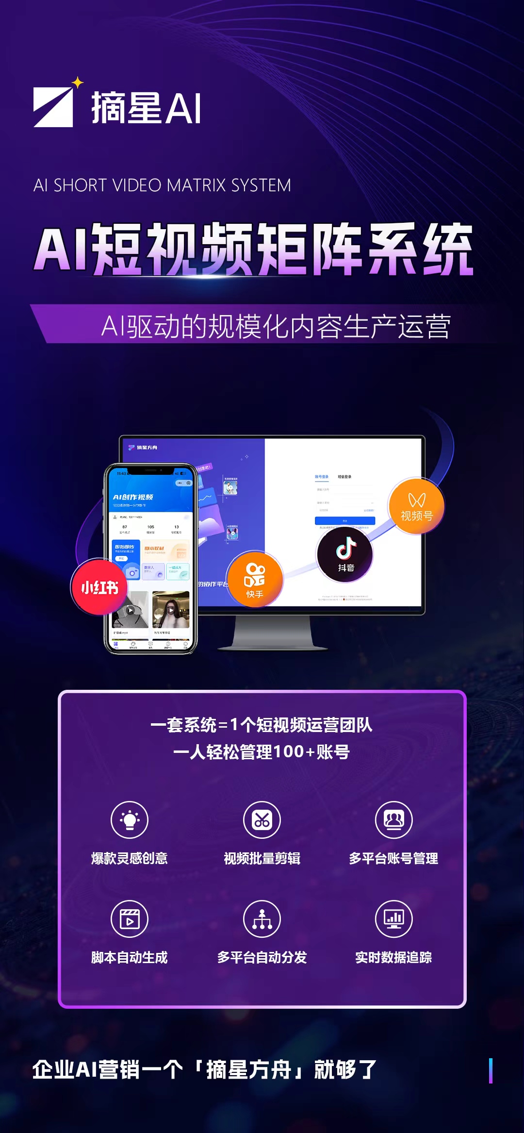 摘星AI平台界面