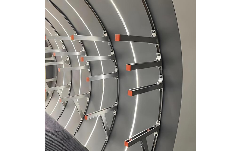 城市地下综合管廊内部管线支架系统示意图