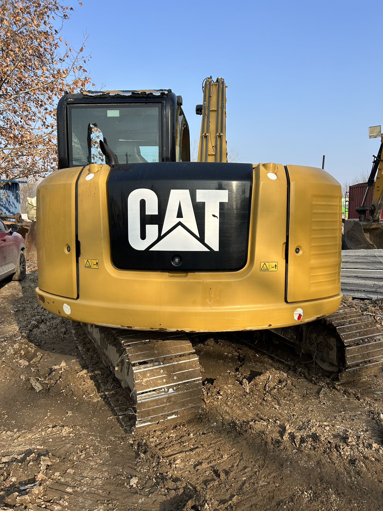 经过严格整备的卡特彼勒二手挖掘机,车况优异, ready to work