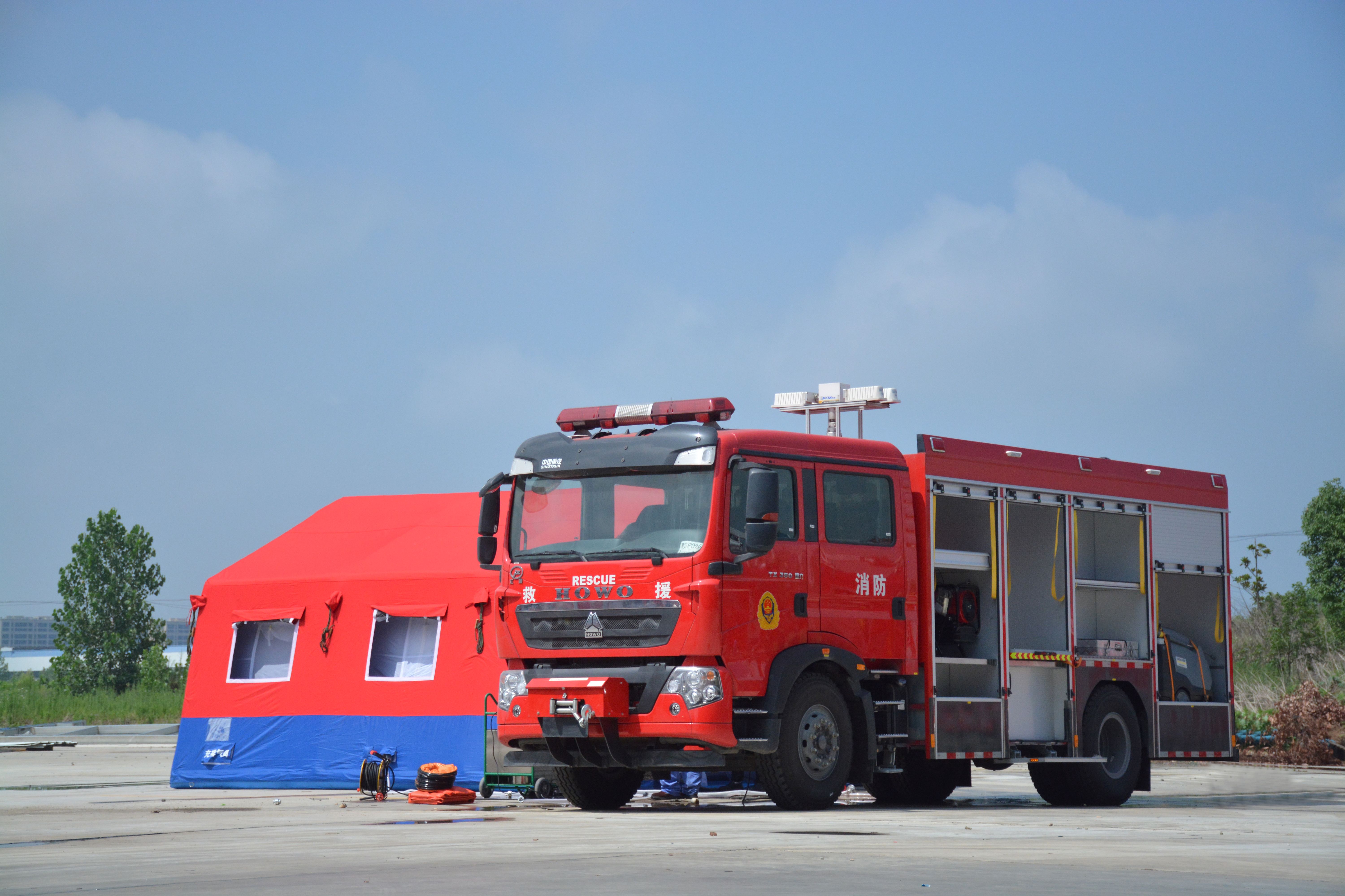 多种消防车型展示