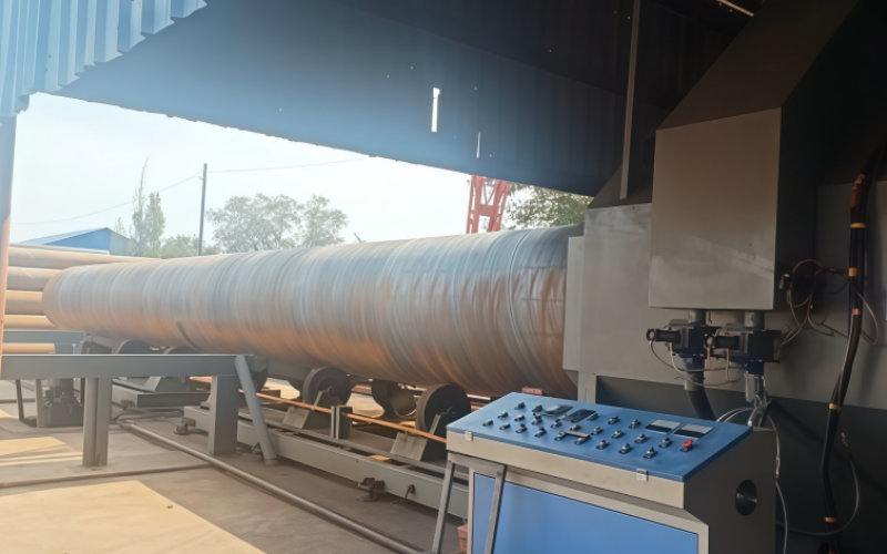 防腐保温管成品堆场