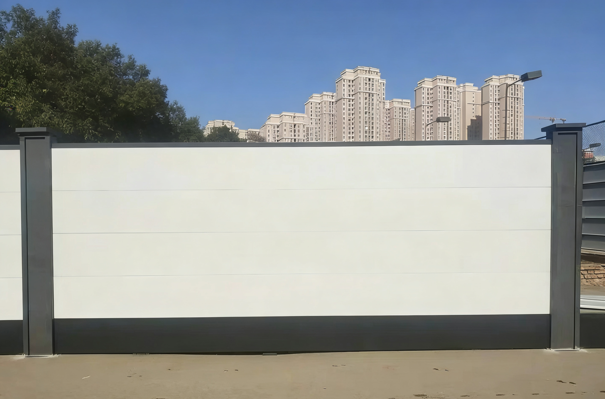 冲孔围挡结构示意图