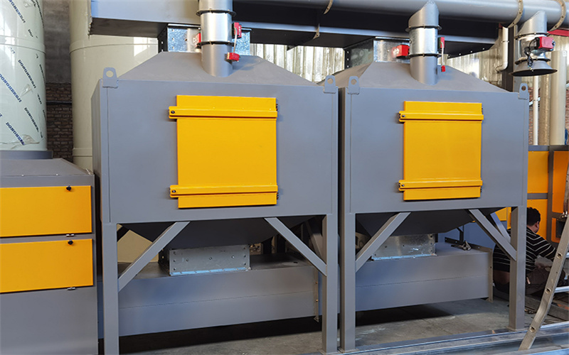 催化燃烧设备核心反应段示意