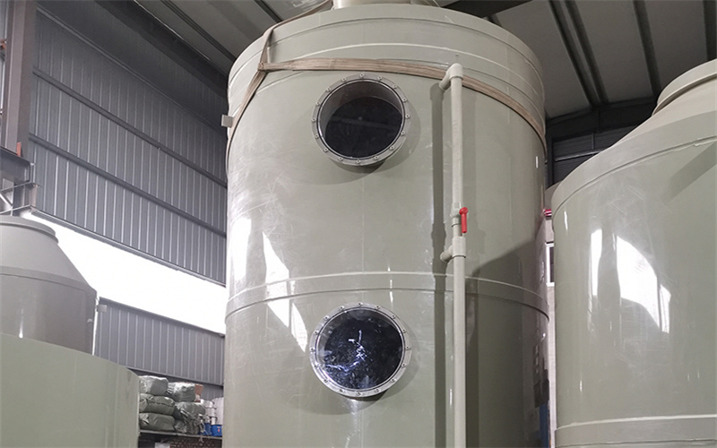 高效喷淋塔内部结构示意图