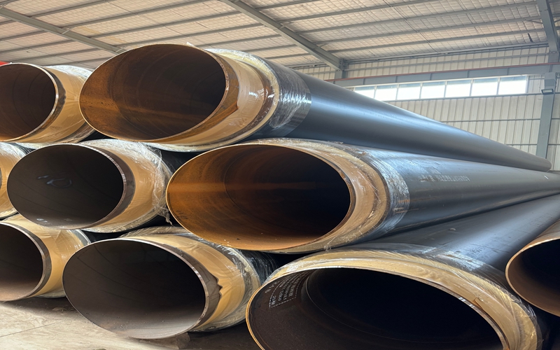 现代化厂区与管道产品堆场