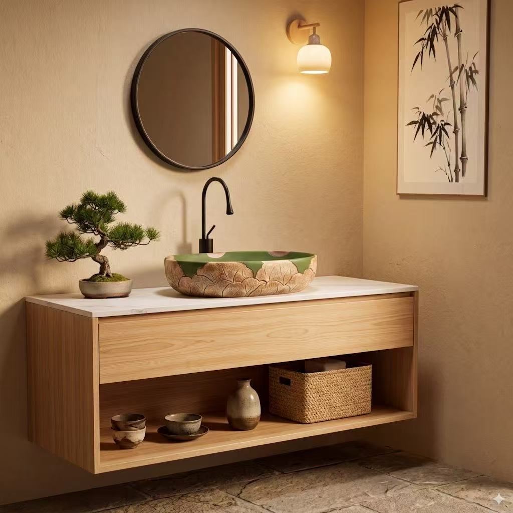 艺术台盆在空间中的应用效果