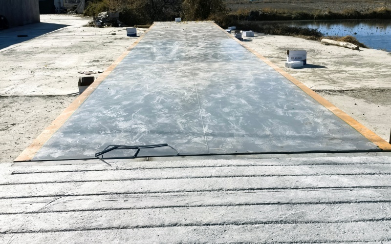 高标准地磅安装完成效果