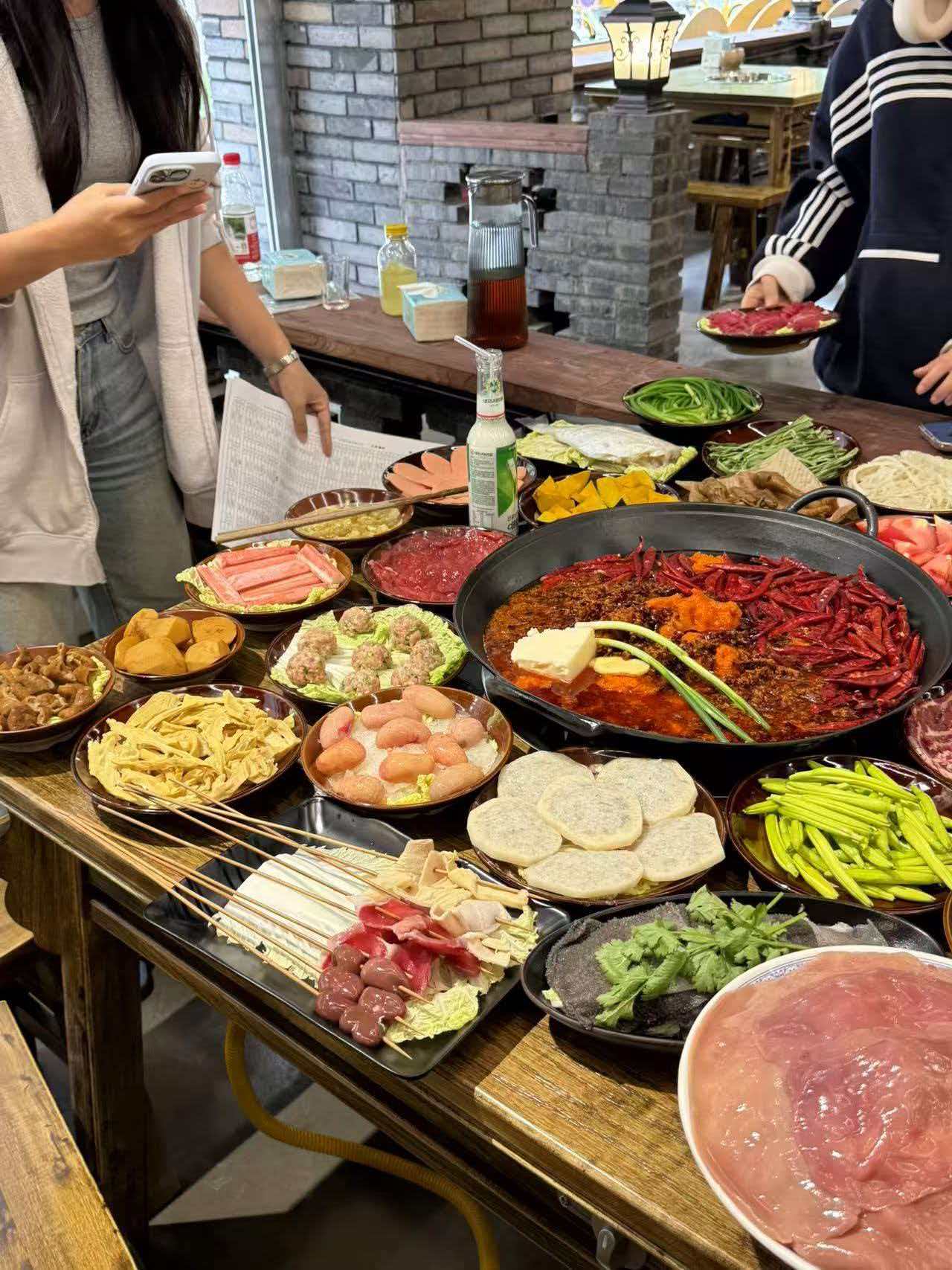 手工炒料展示