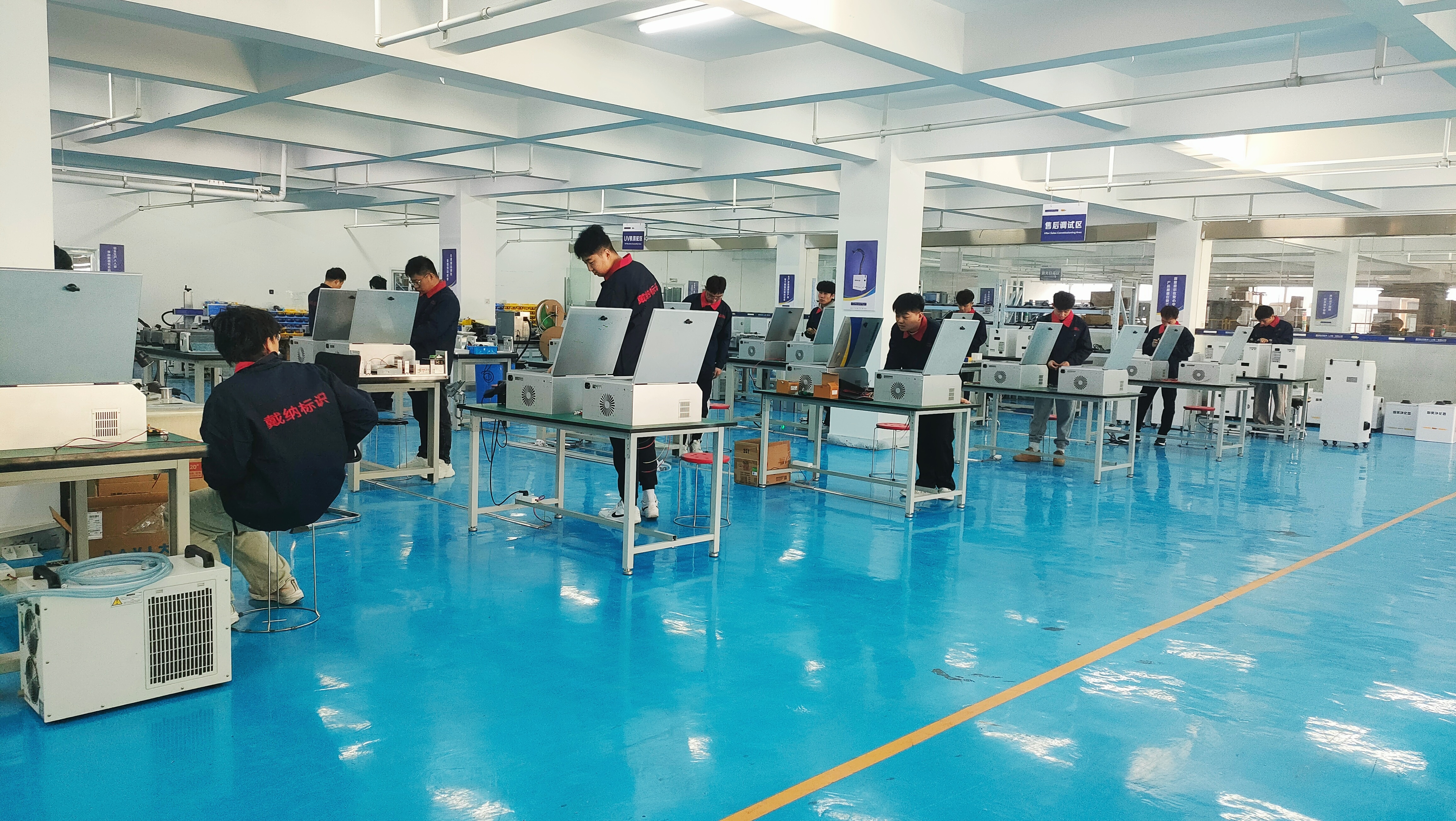 戴纳激光打码机在产品上的应用示例