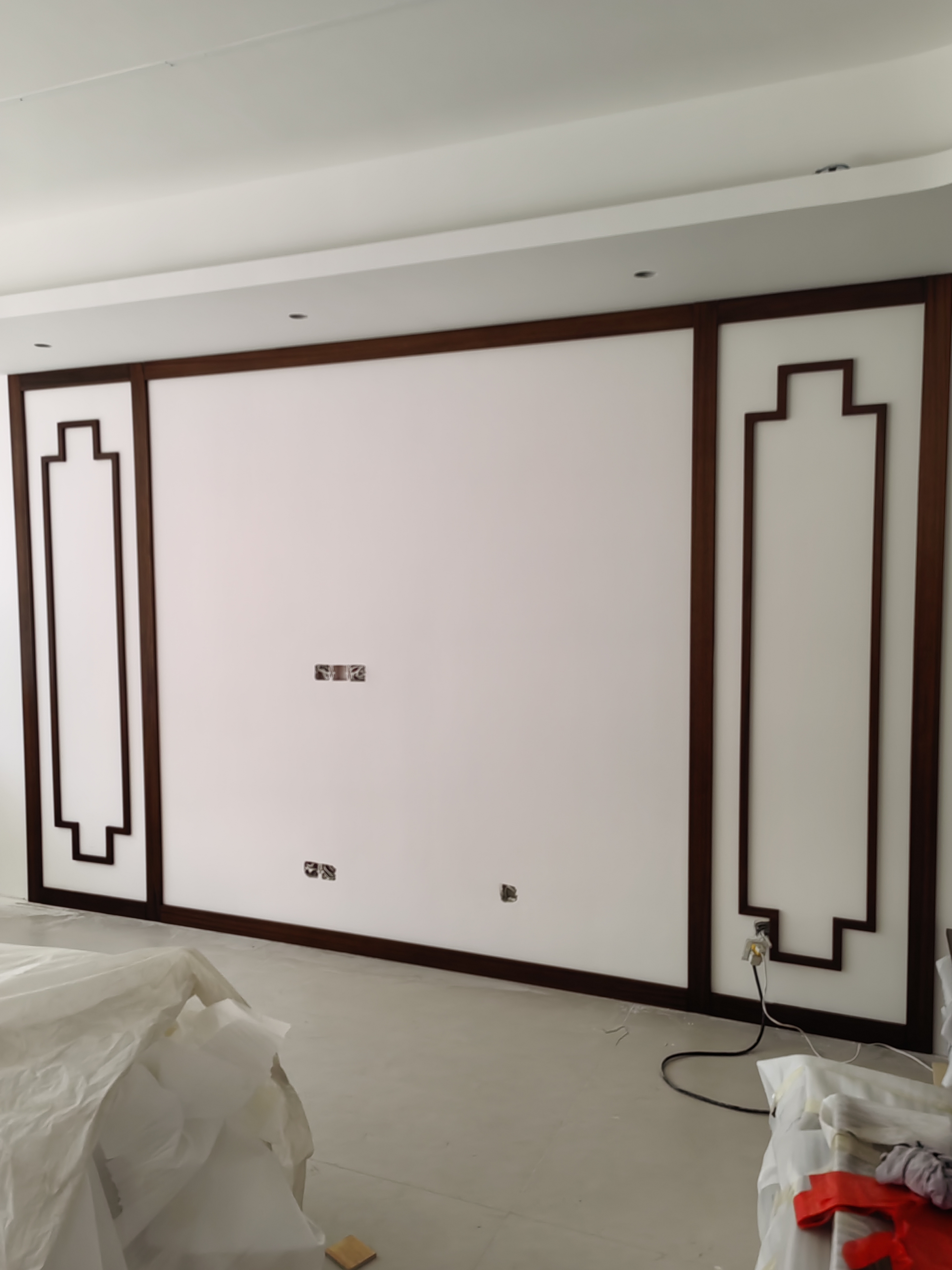 现代新中式客厅实景展示