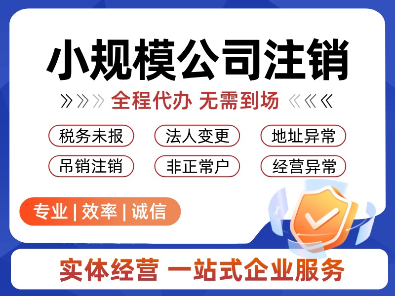 小规模注销