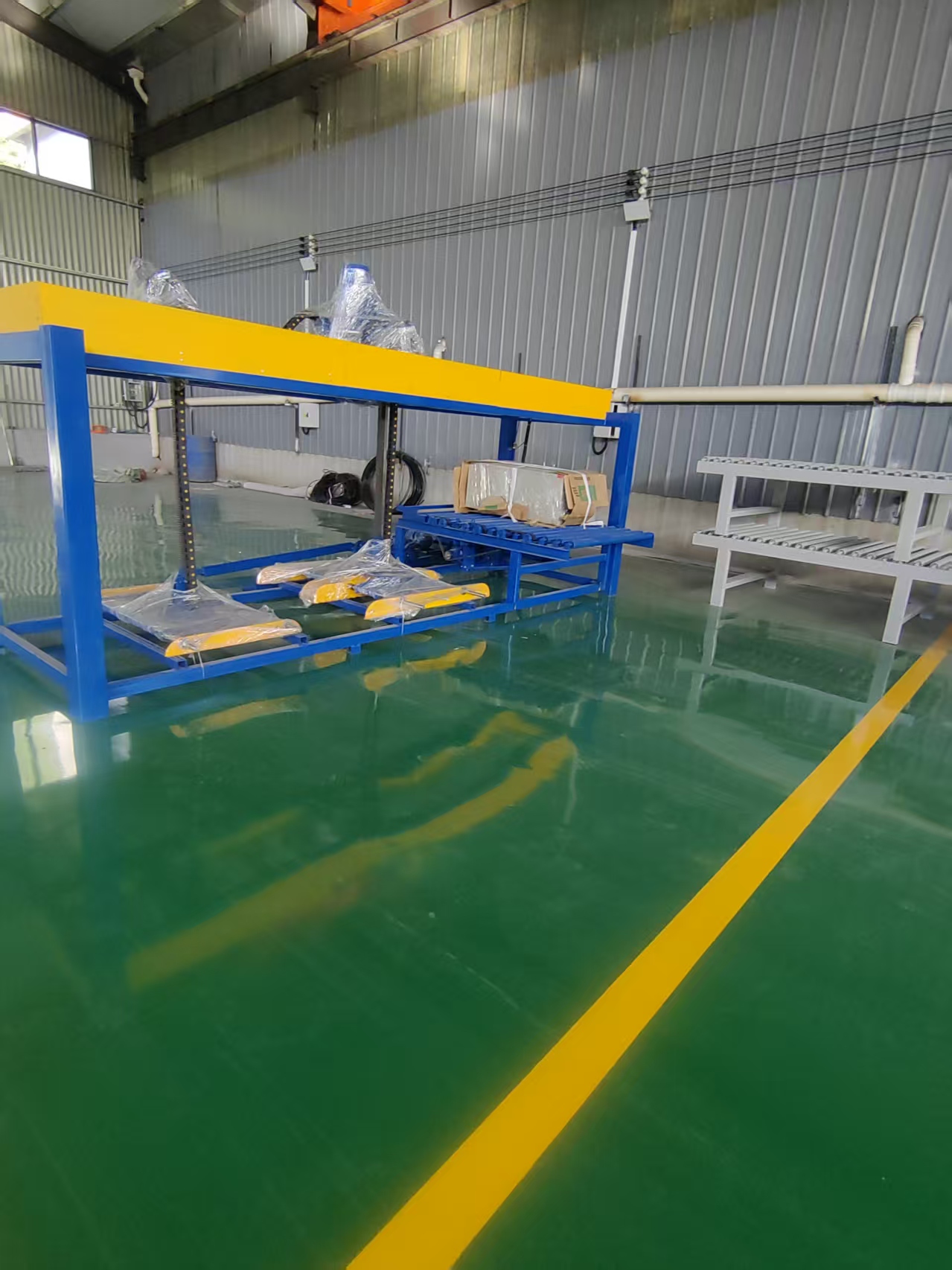 路沿石机生产现场