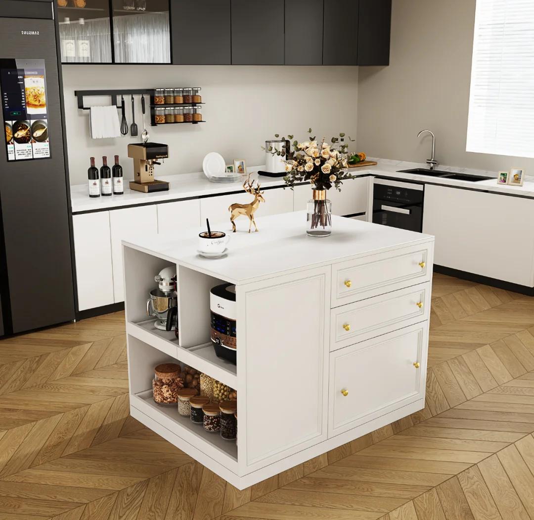 现代厨房定制效果图