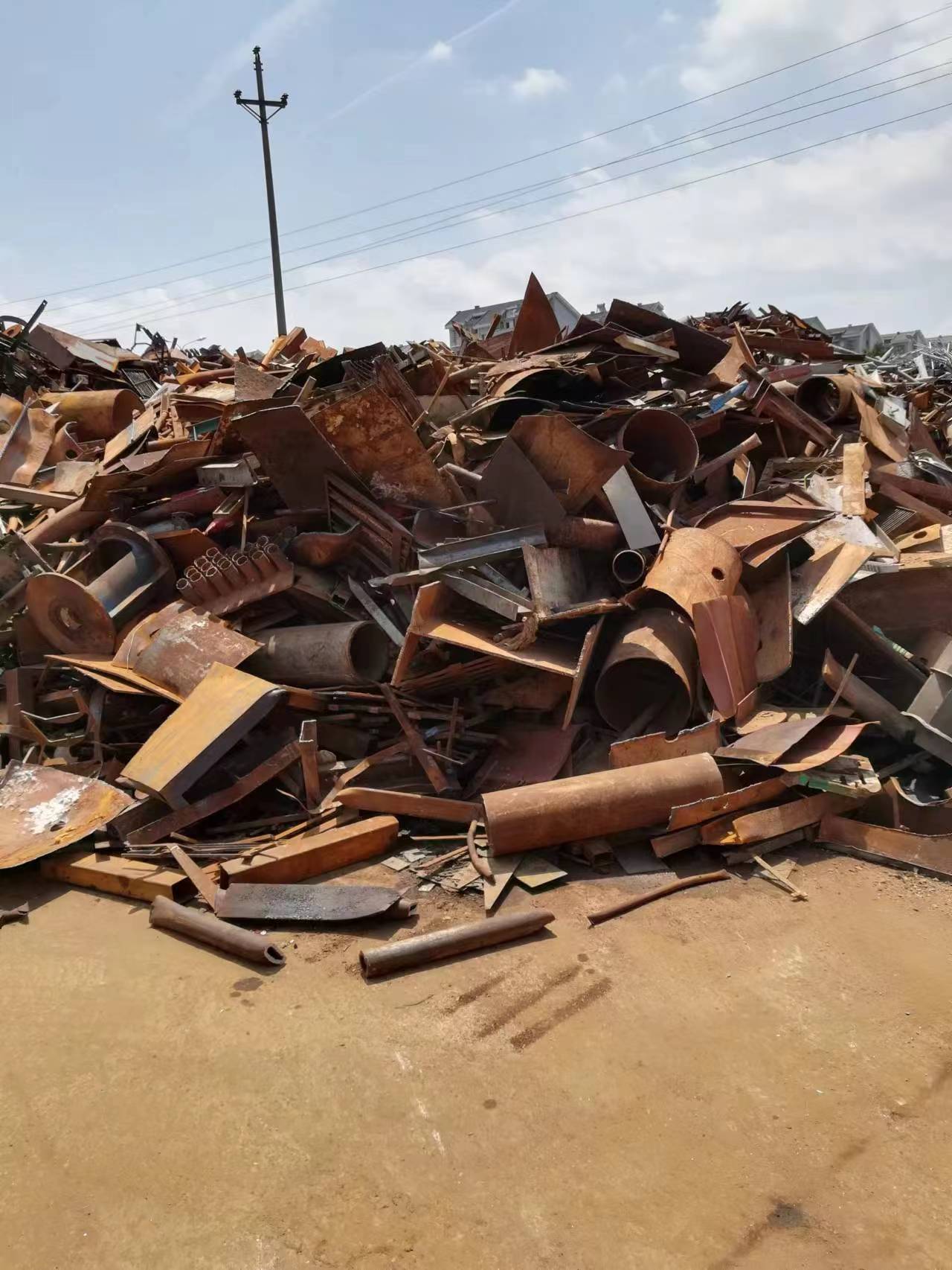 废铁回收现场