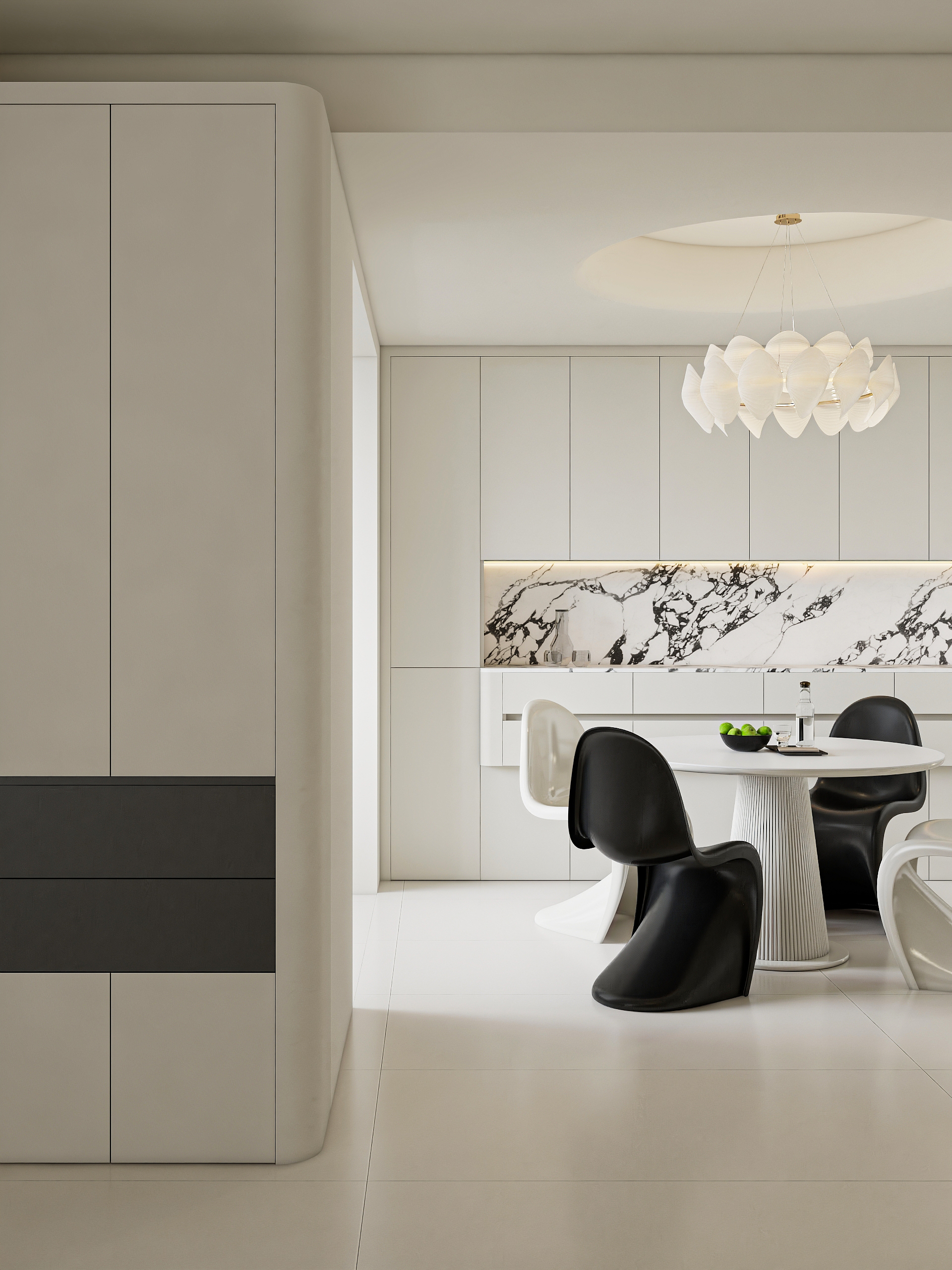 精致衣帽间内部细节展示