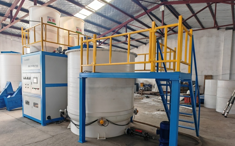 环恒科技自动化外加剂生产线现场