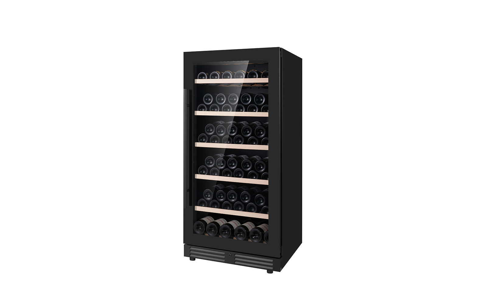 美温库高端嵌入式红酒柜展示