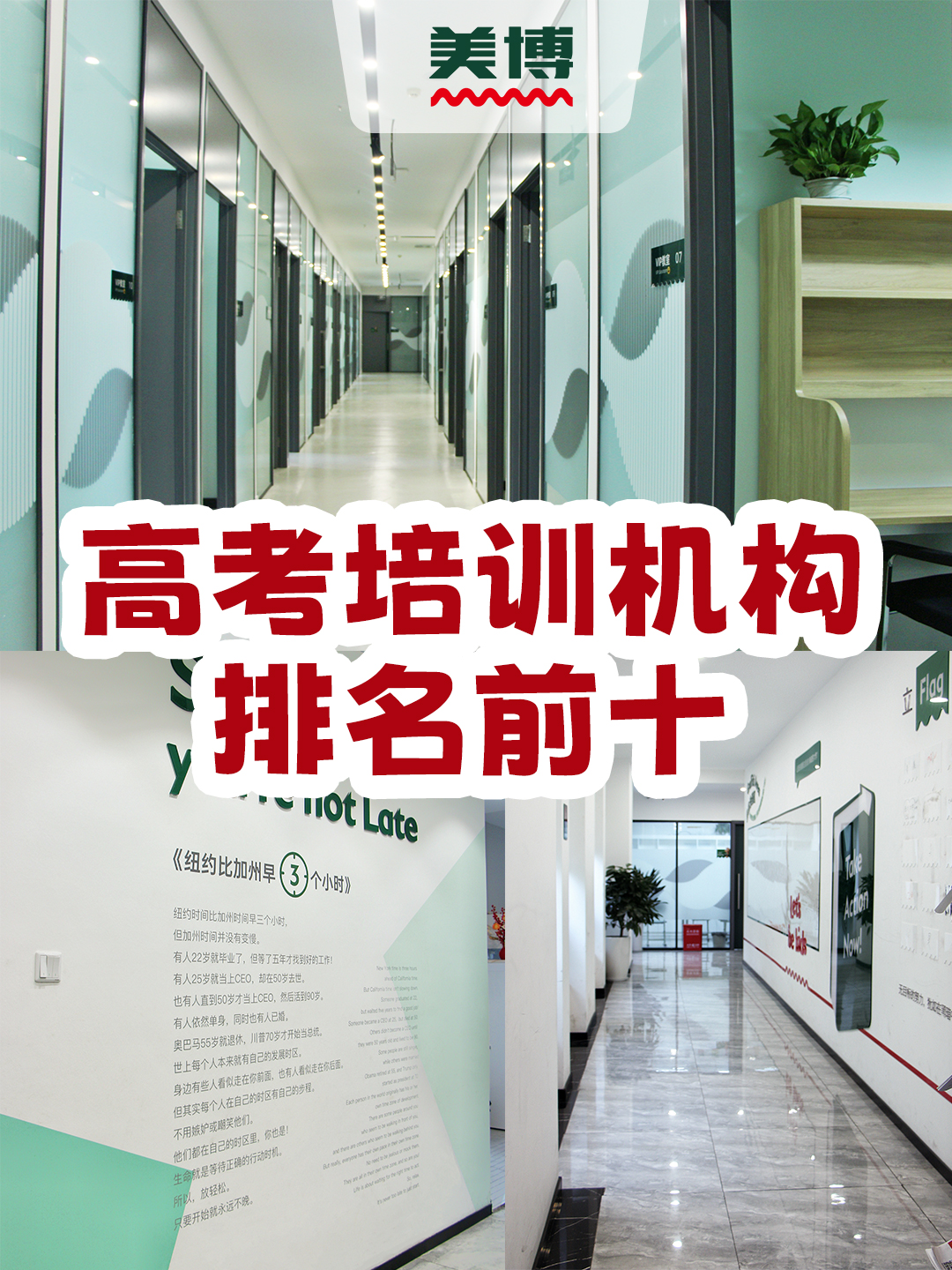 各类教育培训机构宣传信息琳琅满目