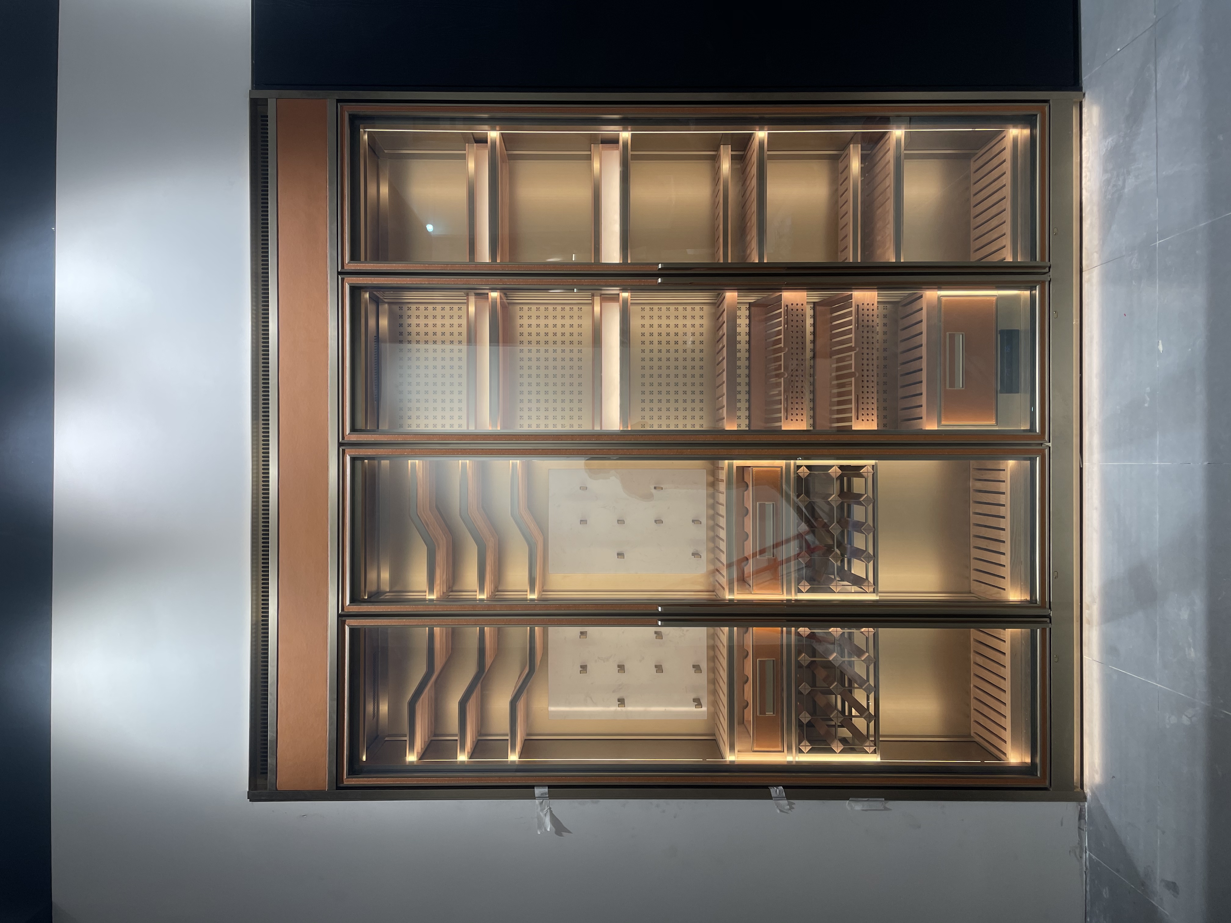 不同风格酒柜应用