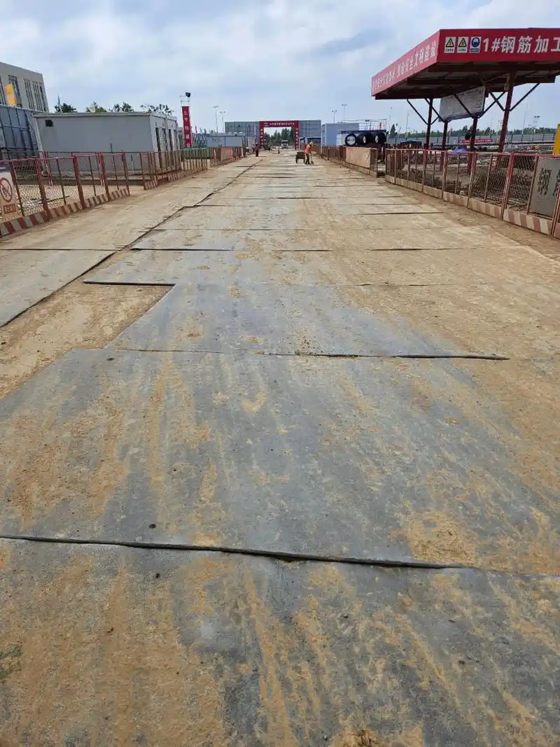 工地钢板铺设应用场景