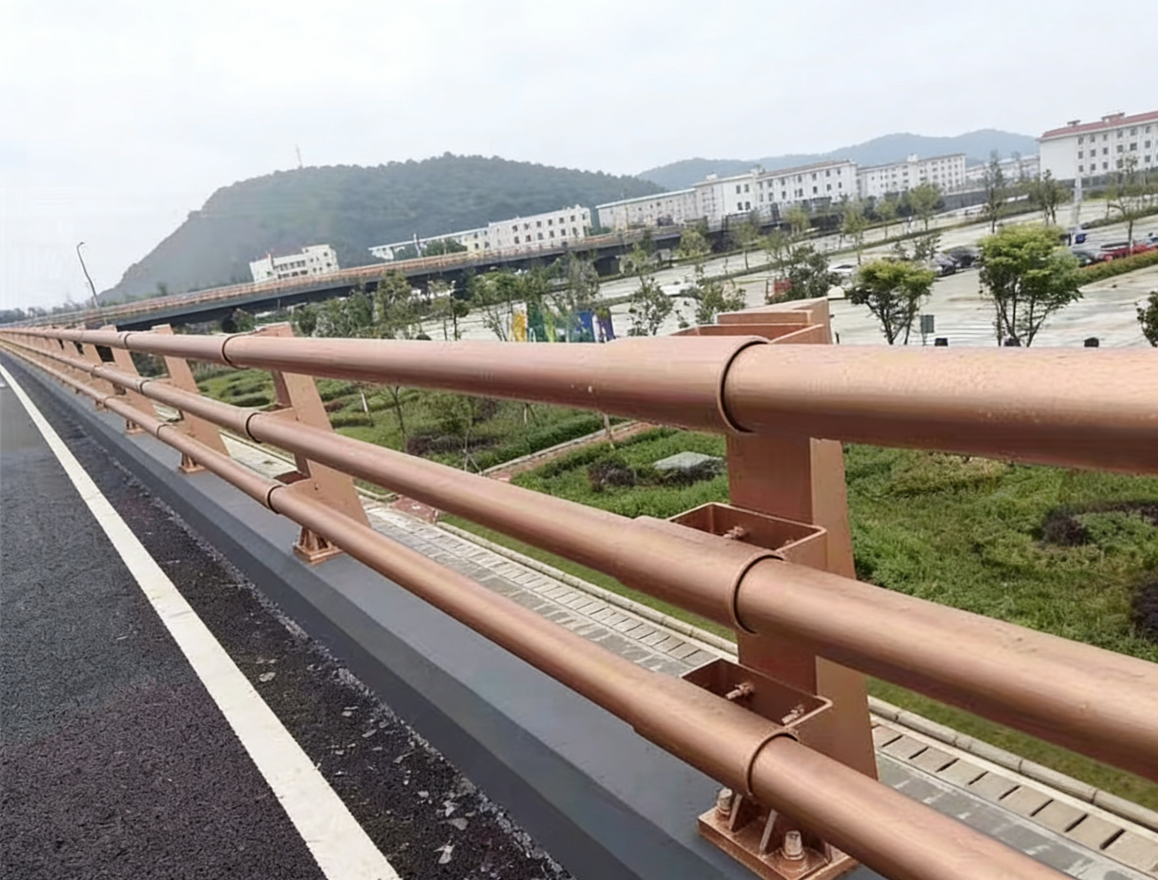 灯光护栏效果示意