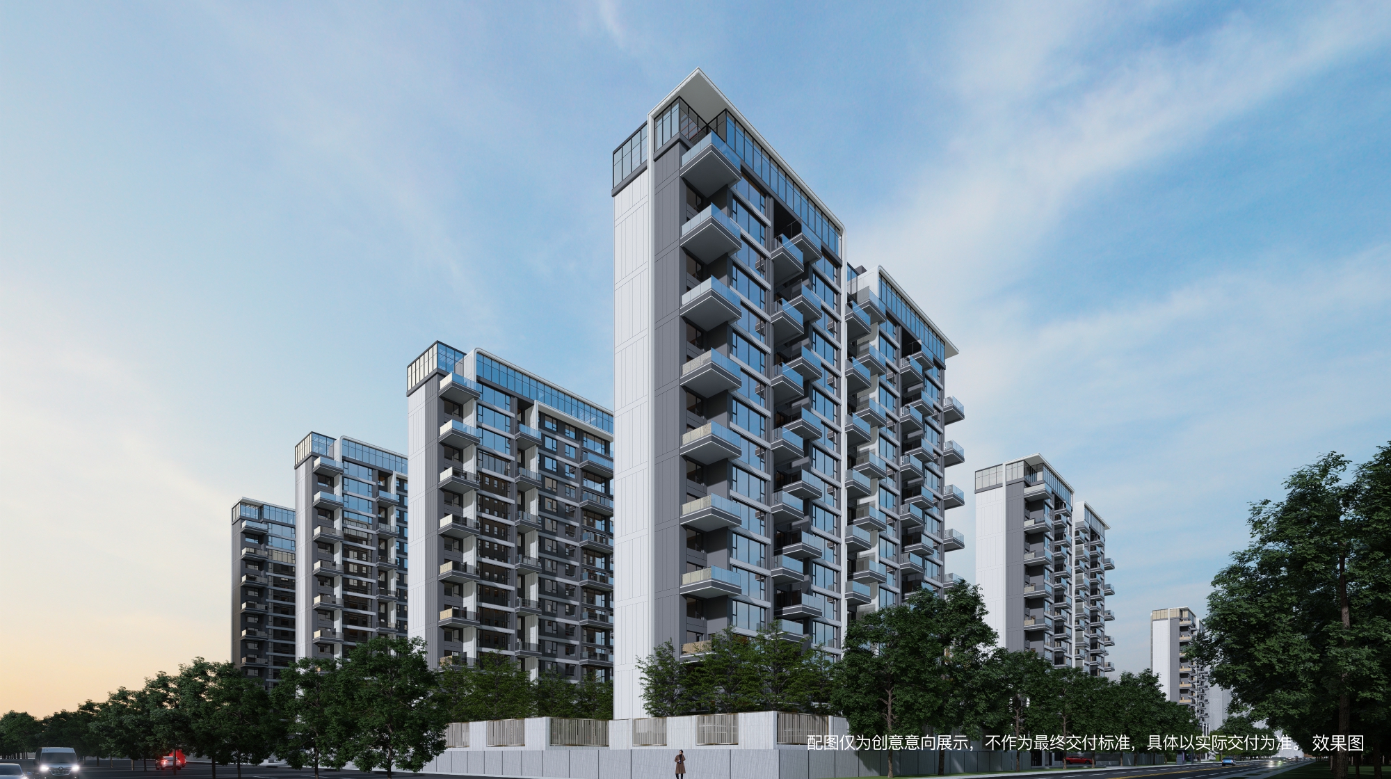 龙翔奥城珑璟府社区园林示意图