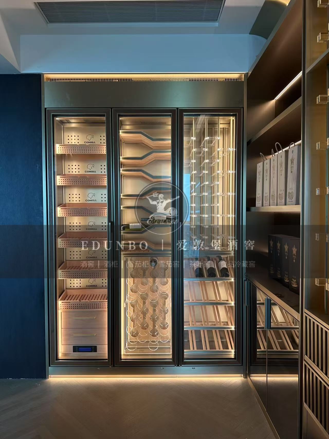 爱敦堡恒温酒柜案例二