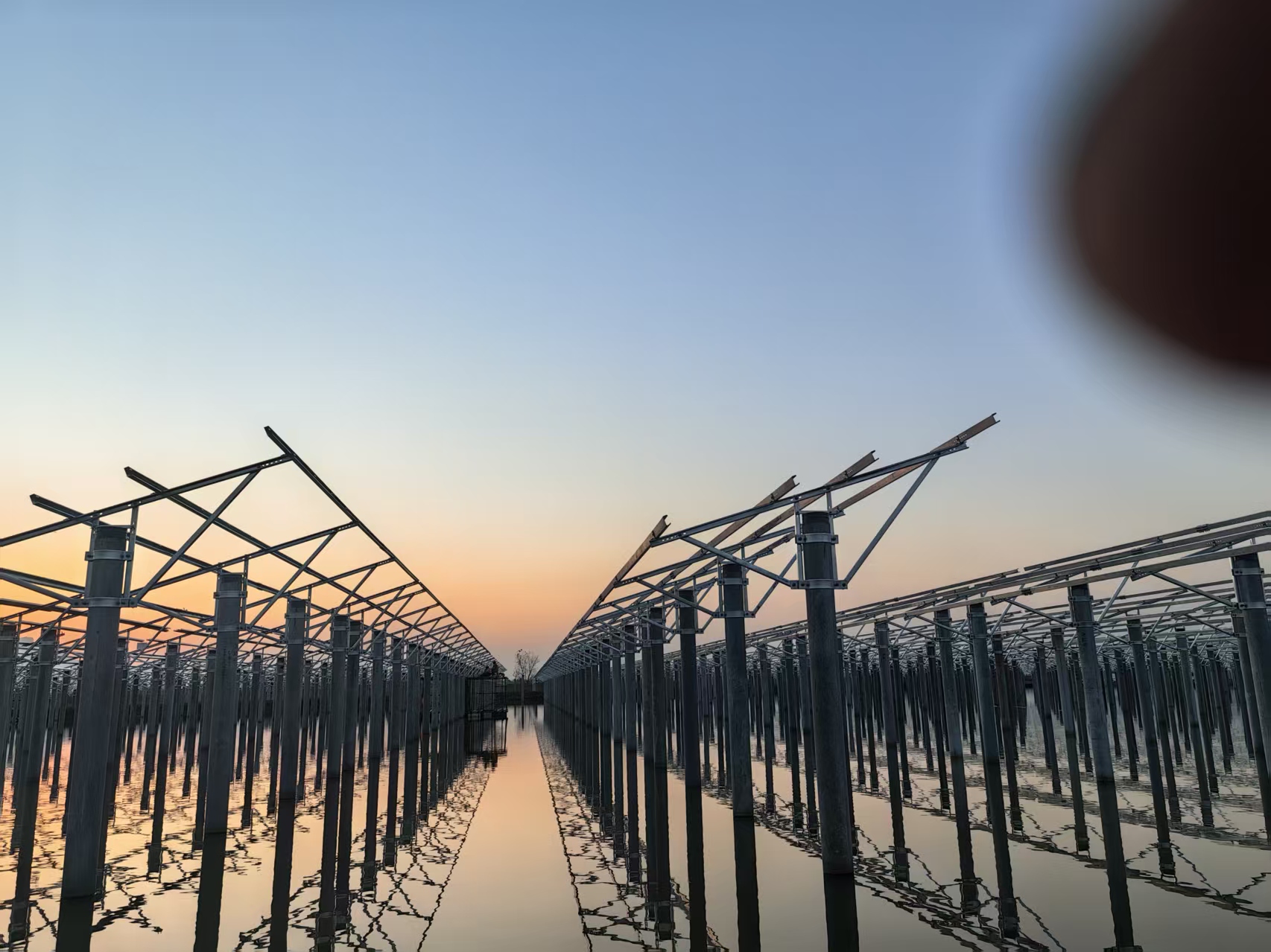 光伏发电项目施工现场