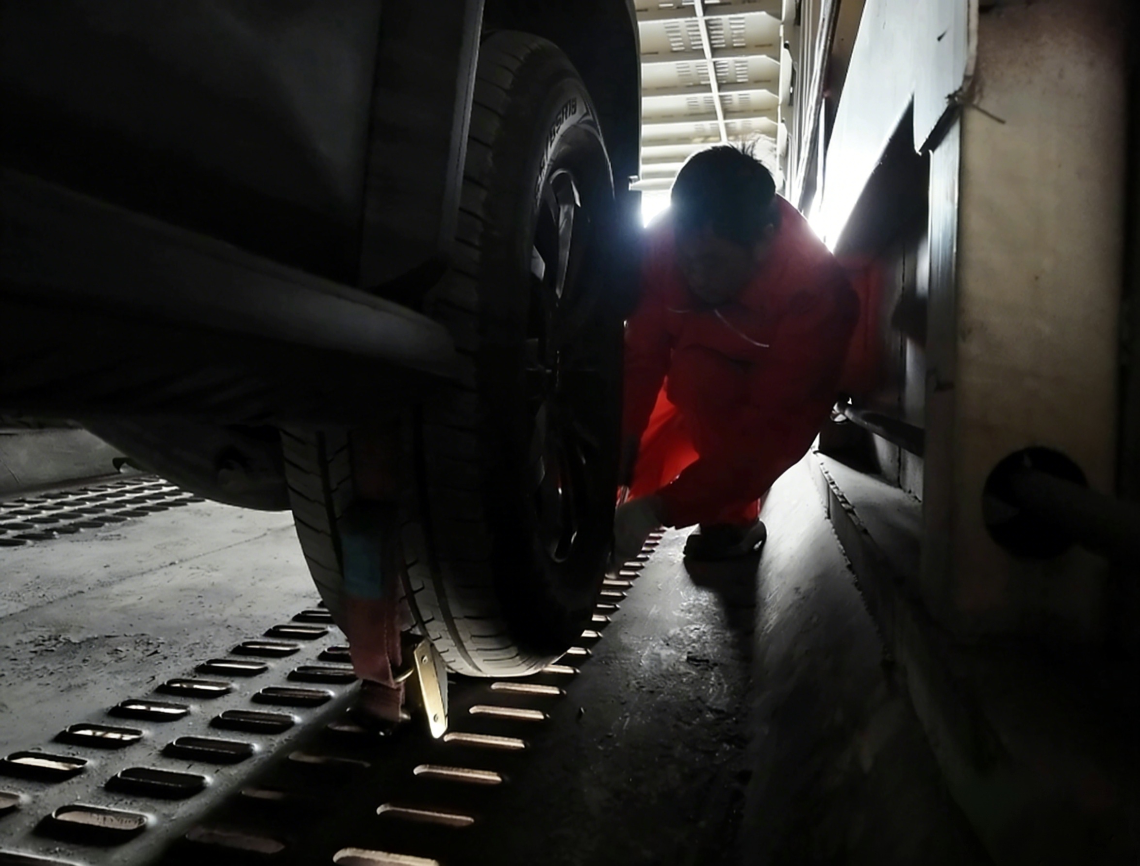 铁路专用运输车内部