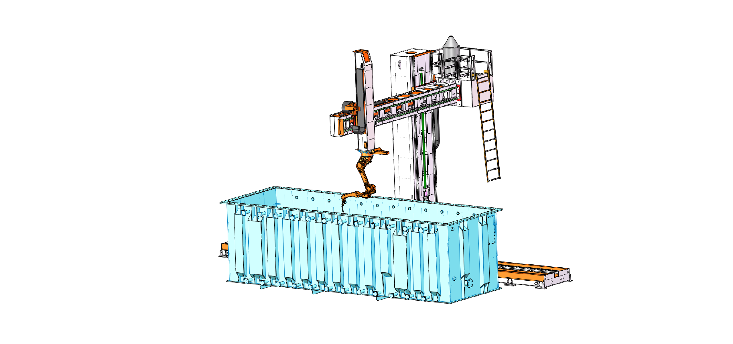 十轴悬臂焊接设备展示
