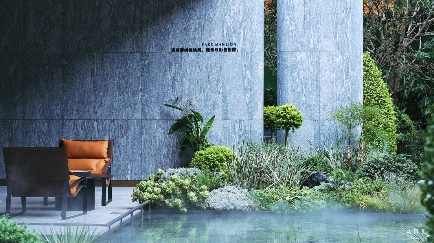 龙翔奥城珑璟府园林景观示意