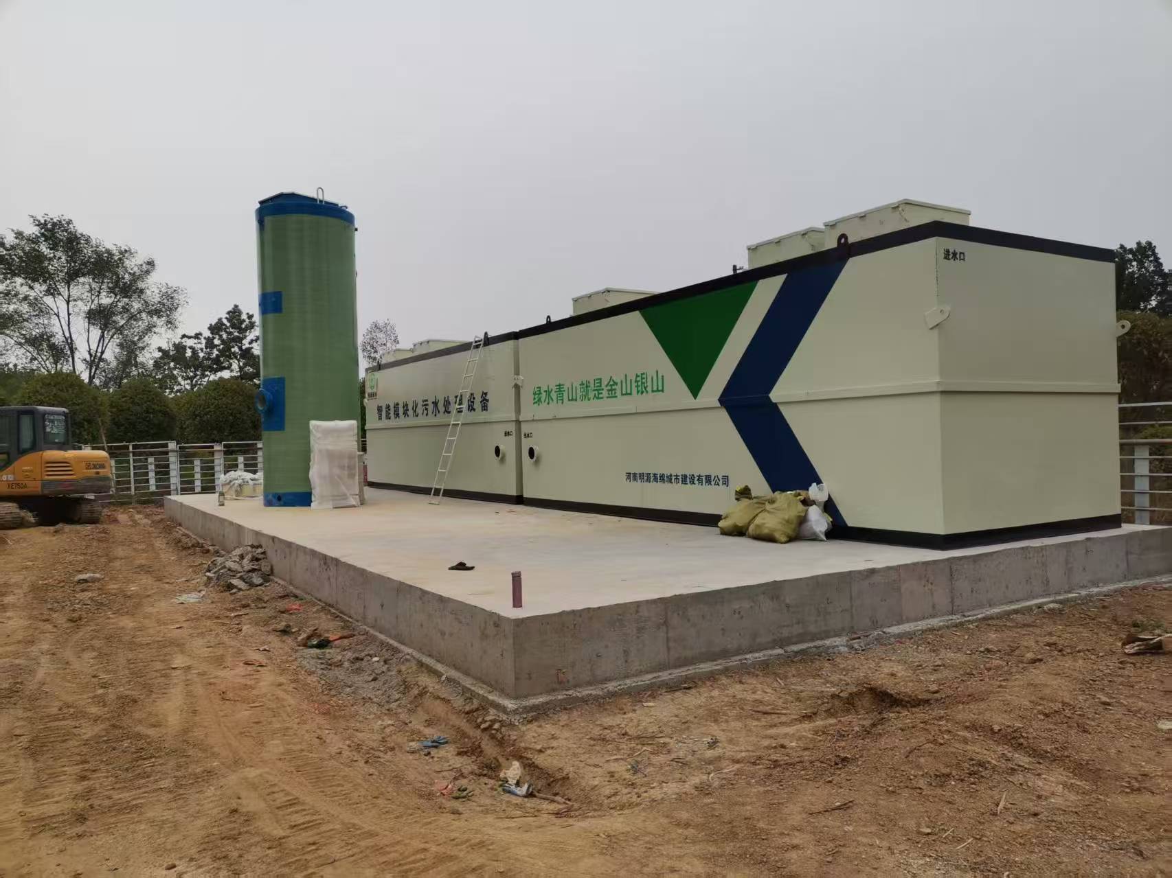 模块化拼装施工现场